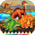 Dinosaur Cute Coloring Book: Paint & Draw for Kids Dinosaur Cute Coloring Book: Paint & Draw for Kids