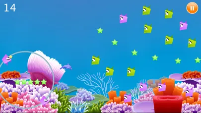 Dolphin YikYak - Swim in the sea collect stars スクリーンショット