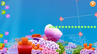 Dolphin YikYak - Swim in the sea collect stars スクリーンショット