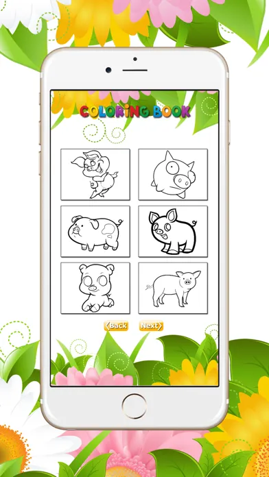 Farm Animals Free Games for children: Coloring Book for Learn to draw and color a pig, duck, sheep স্ক্রিনশট