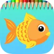 Fish Coloring Book for Children : Learn to color a dolphin, shark, whale, squid and more Fish Coloring Book for Children : Learn to color a dolphin, shark, whale, squid and more