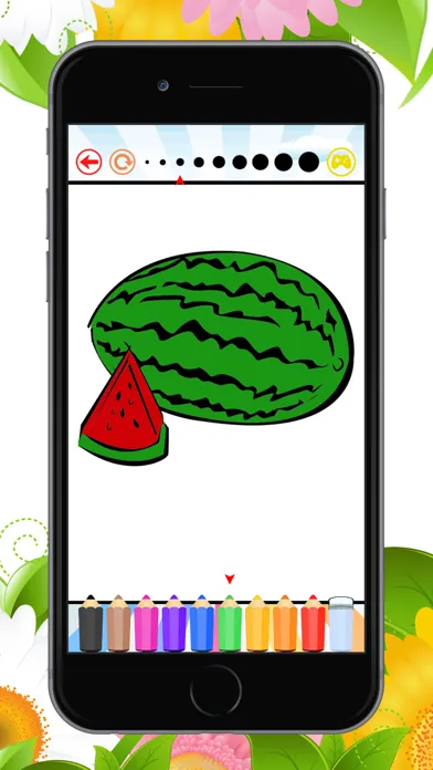 The Fruit Coloring Book for Children: Learn to Color an apple, banana, orange and more Ekran Görüntüleri