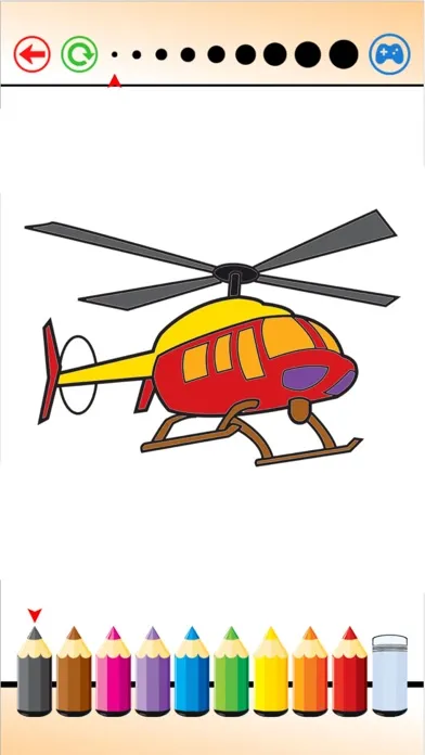 Скриншоты Helicopter Coloring Book - Learn Painting Plane