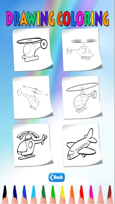 Скриншоты Helicopter Coloring Book - Learn Painting Plane
