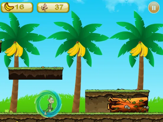 Monkey Adventure - Run Collect Banana Lunch iPad  スクリーンショット