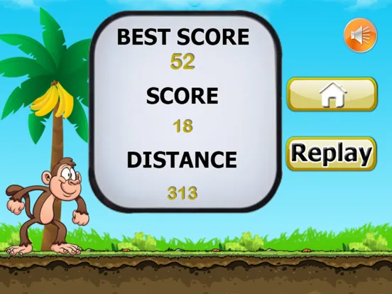 Monkey Adventure - Run Collect Banana Lunch iPad  スクリーンショット