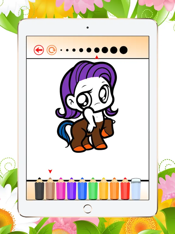 Mythical Creatures Coloring Book for Kids iPad  スクリーンショット