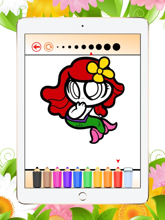 Mythical Creatures Coloring Book for Kids iPad  スクリーンショット
