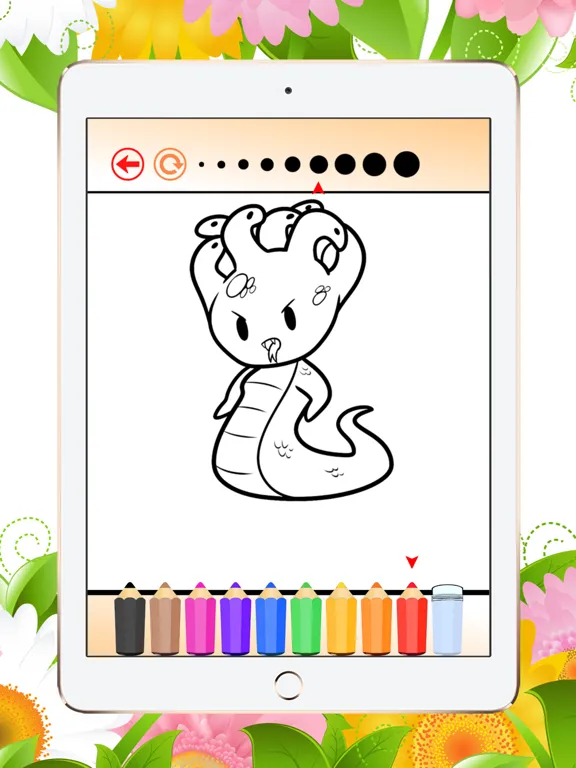 Mythical Creatures Coloring Book for Kids iPad  スクリーンショット