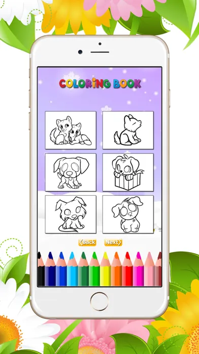 The Puppy Coloring Book: Learn to color and draw a puppy siberian and more, Free games for children স্ক্রিনশট
