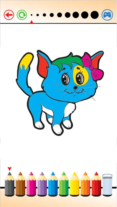 Puppy Kitten Coloring Book - Painting and Drawing スクリーンショット