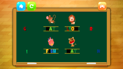 ภาพหน้าจอของ Puzzle 4 Letters Learn English Words for Kids