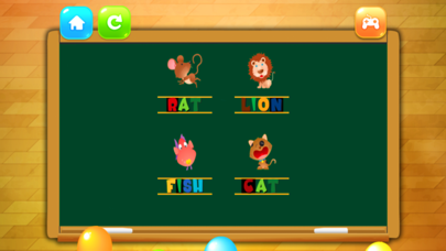 ภาพหน้าจอของ Puzzle 4 Letters Learn English Words for Kids
