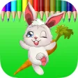 Coloring Book Rabbit free game for kids Coloring Book Rabbit free game for kids