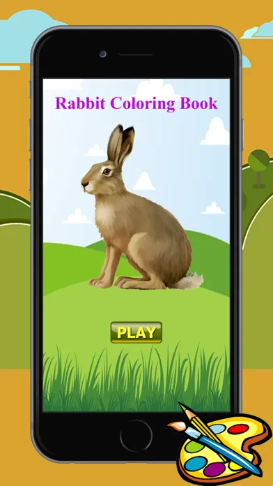 Coloring Book Rabbit free game for kids Screenshots