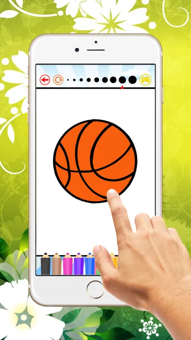 Captures d'écran de Sport Coloring Book: Learn to color and draw an athlete, football player, tennis and more
