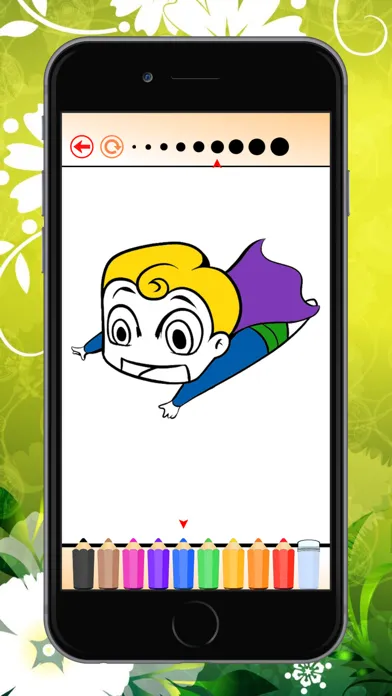 Capturas de pantalla de Superhero Coloring Book HD: Paint Heroes for Kids