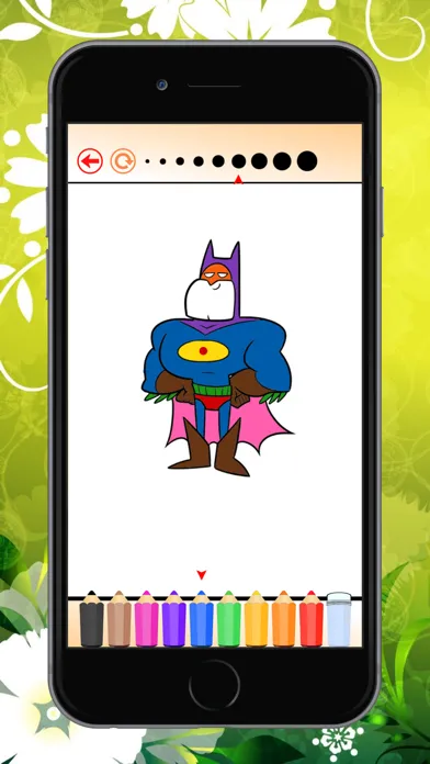 Capturas de pantalla de Superhero Coloring Book HD: Paint Heroes for Kids