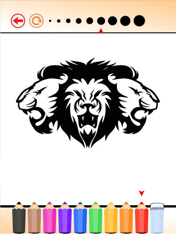 Coloring Book Tattoo Design: Painting Picture Tribal Tattoos Free Edition iPad 应用截图