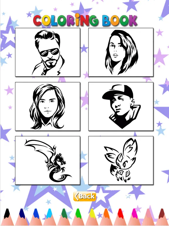Coloring Book Tattoo Design: Painting Picture Tribal Tattoos Free Edition iPad 应用截图