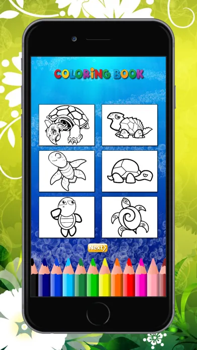 The Turtle Coloring Book for children: Learn to color and draw sea turtle and more應用截圖