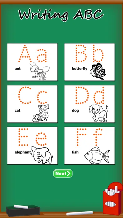 Скриншоты Write ABC Free Game for Children: Learn to writing letter and numbers HD