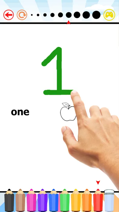 Скриншоты Write ABC Free Game for Children: Learn to writing letter and numbers HD