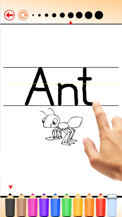 Write English Words HD: Learn to write from A-Z and number from 1-10, free games for children Screenshots