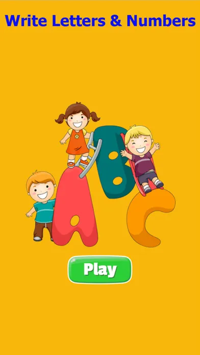 Captures d'écran de letter abc & 123 for kids : learn to write letters and numbers