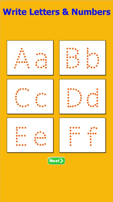 Captures d'écran de letter abc & 123 for kids : learn to write letters and numbers