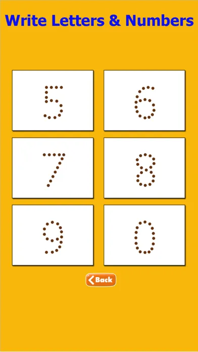 Captures d'écran de letter abc & 123 for kids : learn to write letters and numbers