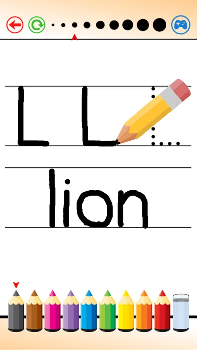 Writing Words, Letters A to Z and Coloring Book スクリーンショット