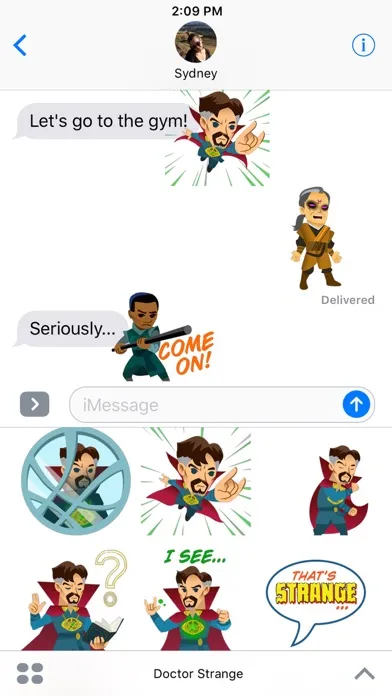Doctor Strange Stickers Ekran Görüntüleri