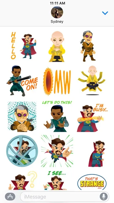 Doctor Strange Stickers Ekran Görüntüleri