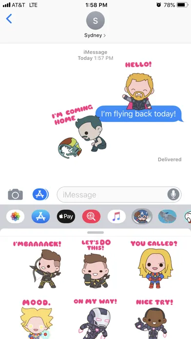Avengers: Endgame Stickers应用截图