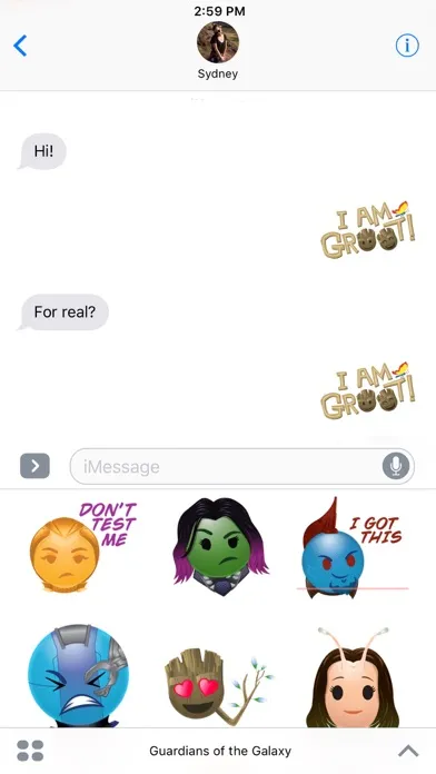 صور Marvel’s Guardians Stickers