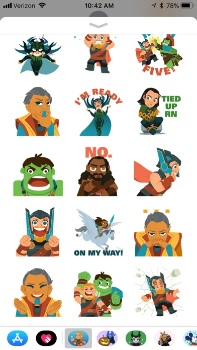 Marvel Stickers: Thor Ragnarok应用截图