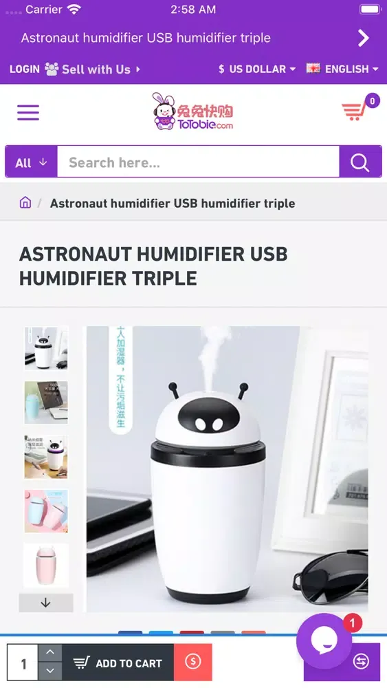 ToTobie.com 兔兔快购 Screenshots