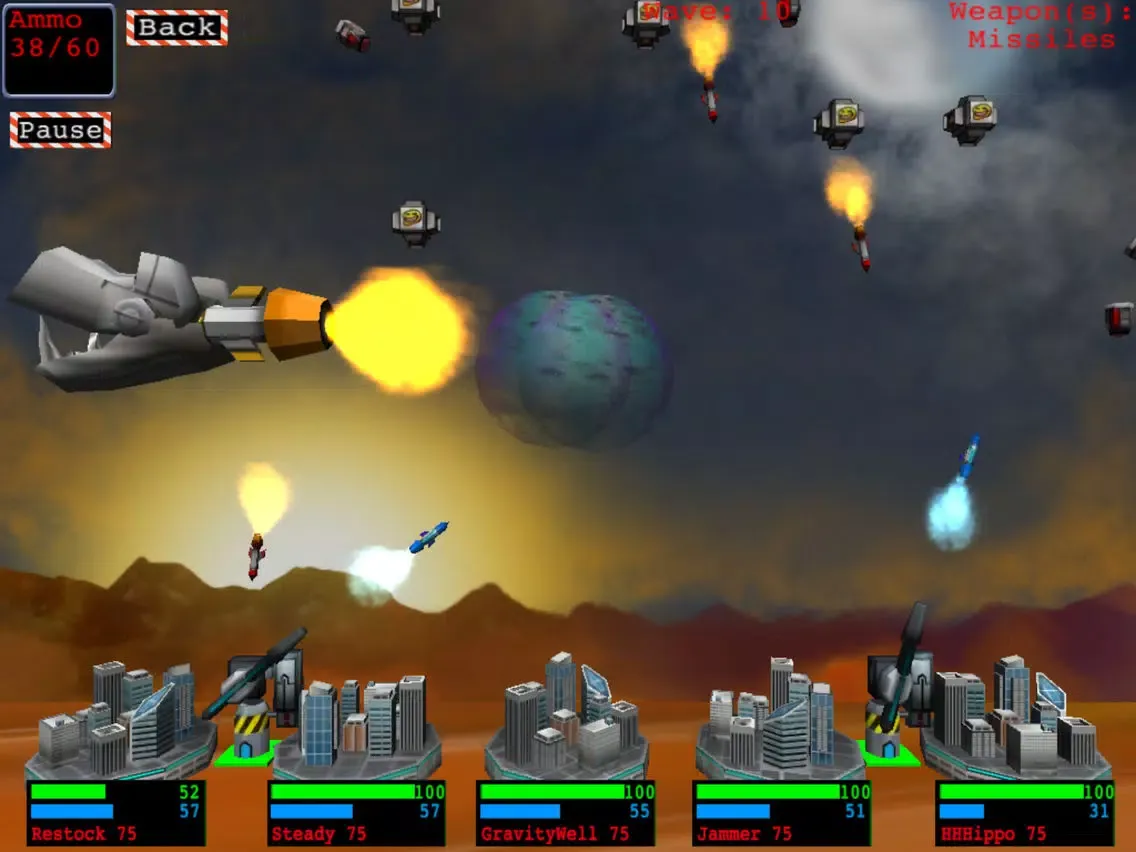 Capturas de pantalla de Missile Barrage iPad 