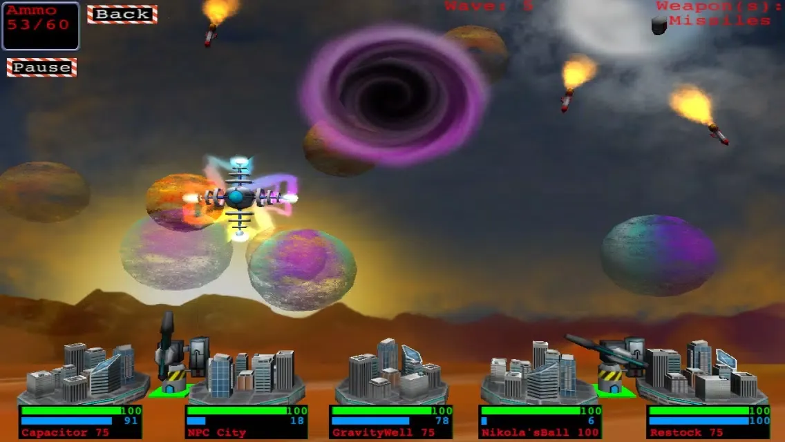 Capturas de pantalla de Missile Barrage