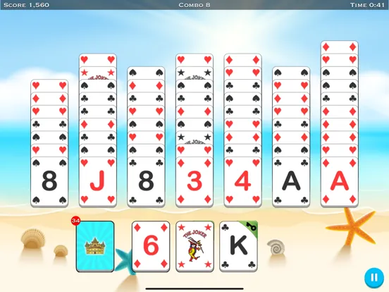Tangkapan layar Solitaire : 3 Card Slots iPad 