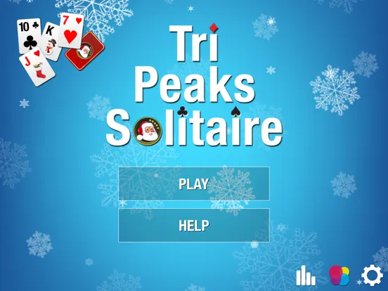 Screenshot di Christmas Tri-Peaks Solitaire iPad 