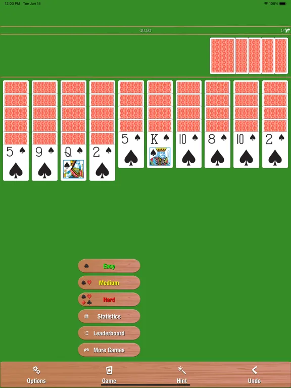 صور Simple Spider Solitaire iPad 