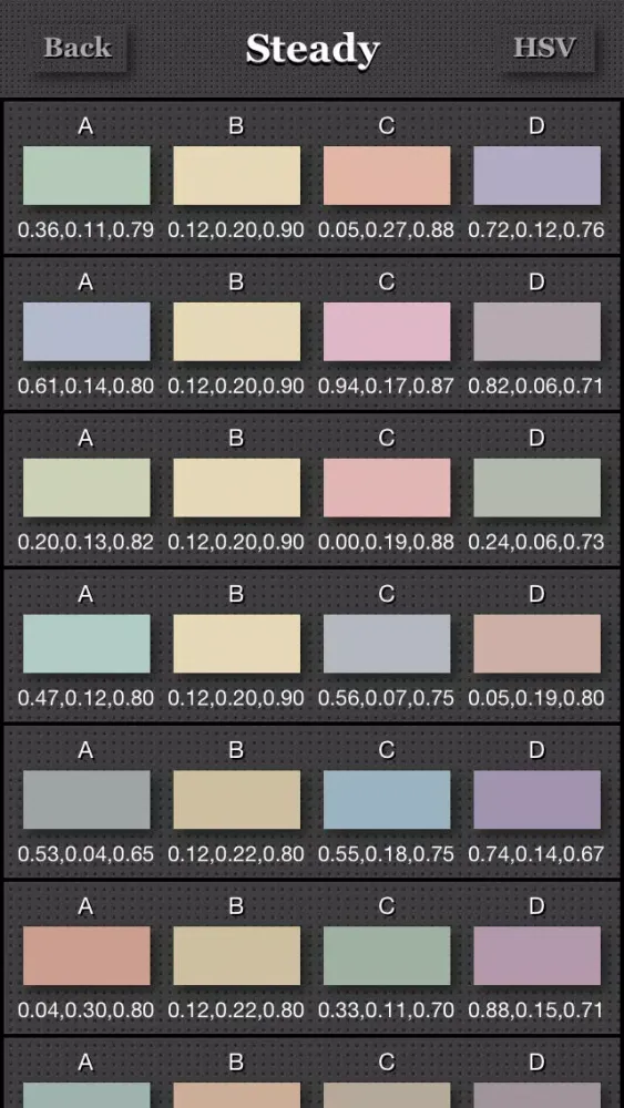 Color Collocation Manual Screenshots