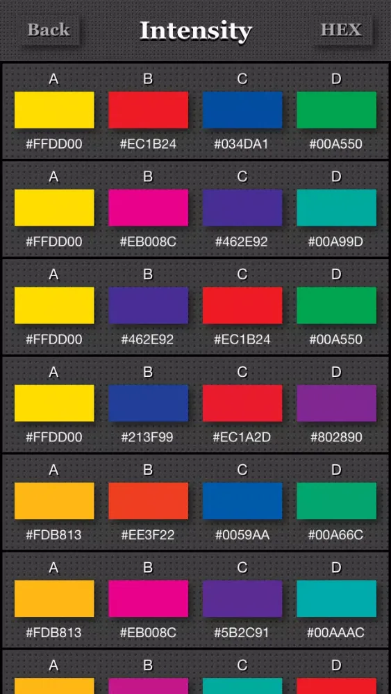 Color Collocation Manual Screenshots