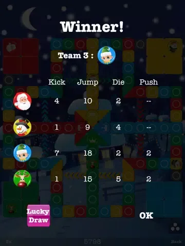 Capturas de pantalla de Xmas Ludo iPad 