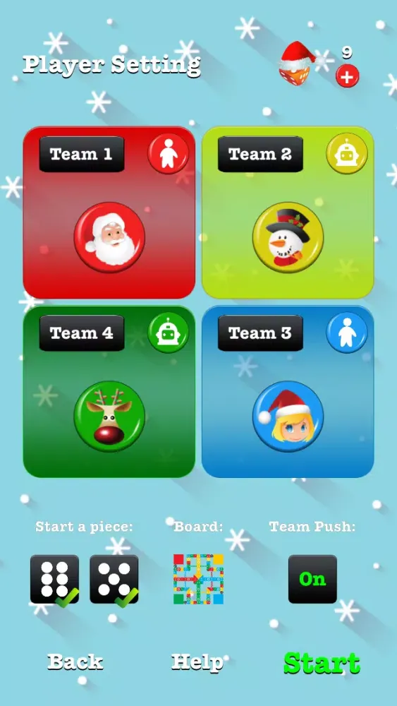 Capturas de pantalla de Xmas Ludo