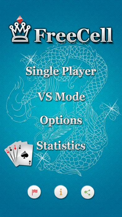 Tangkapan layar New FreeCell Solitaire