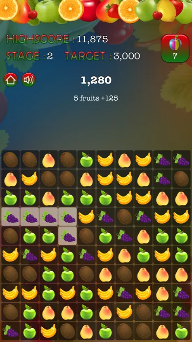 Pop Pop Fruit Puzzle Screenshots