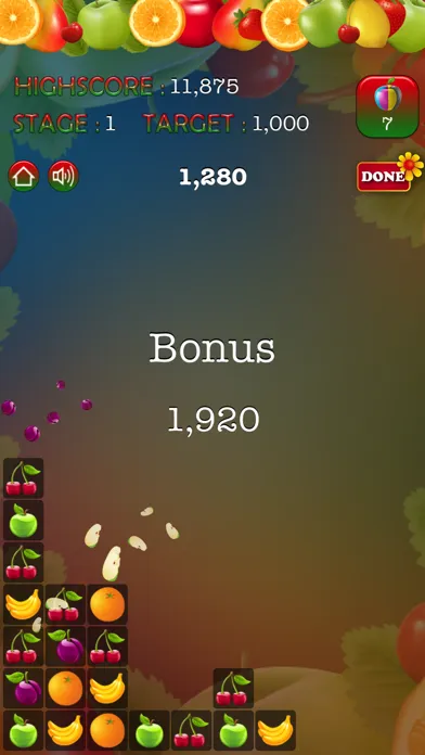 Pop Pop Fruit Puzzle Screenshots
